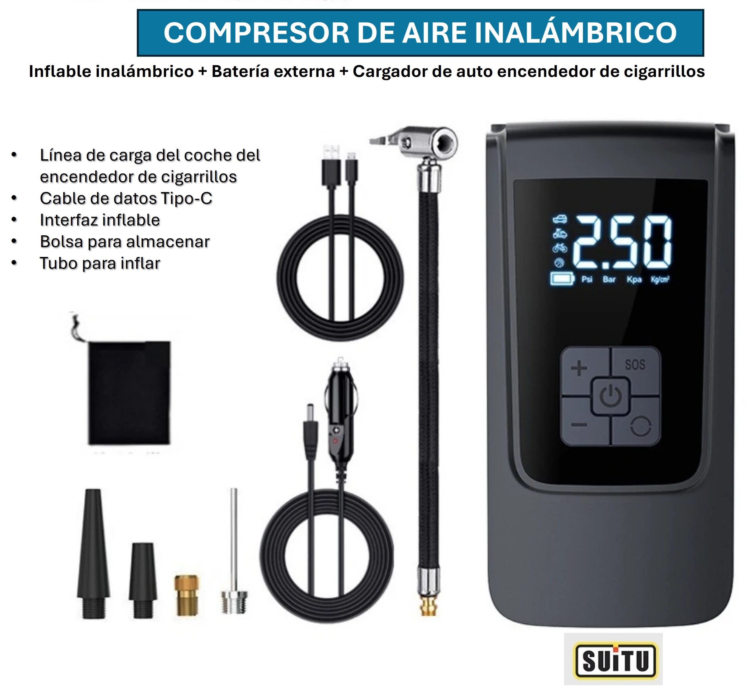 compresor de aire pórtatil